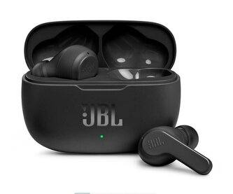 JBL Wave 200 Bezdrátová Sluchátka Black (Pošk. Balení)