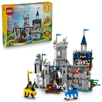 LEGO® Creator 3 v 1 31168 Středověký hrad a rytíři na koních