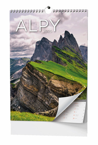 Alpy 2026 - nástěnný kalendář