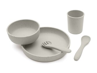 Jídelní sada 5-dílná Platinum Silicone Sand