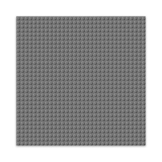 Základní podložka BRIXIES Plus tmavě šedá – 25,5 x 25,5 cm pro městské a technické stavby