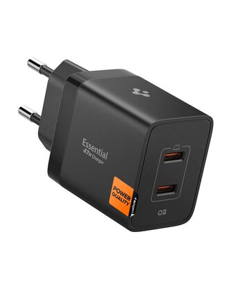 Spigen Essential 47W Wall Charger EE472EU, black