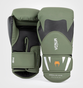 Boxerské rukavice Venum Challenger 4.0 khaki Velikost: 10oz