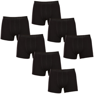 7PACK pánské boxerky Pietro Filipi černé (7PBC1) M