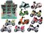 Skuter metalowy 1:64 MIX