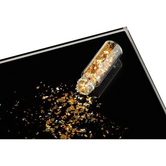 Jedlé stříbro 0,25g stříbrnooranžové - Cake Masters