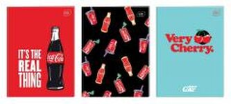 Zeszyt A4/32K kratka M Mat+UV Coca Cola (10szt)