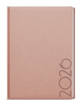 Týdenní diář 2026 Oskar Tora A5 pudrová