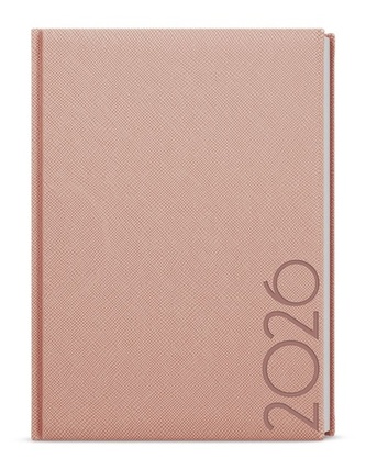 Týdenní diář 2026 Oskar Tora A5 pudrová