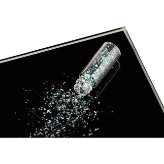 Jedlé stříbro 0,25g stříbrnomodré - Cake Masters