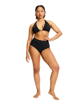 Menstruační plavky Modibodi Hi-Waist Bikini Brief High černé spodní díl (SWHKMIBLAW) 4XL