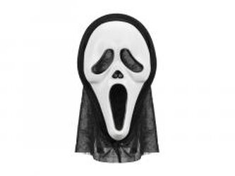 Maska Halloween z kapturem 18x31cm