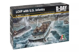 Model Kit loď 6524 - LCVP with US INFANTRY (1:35)