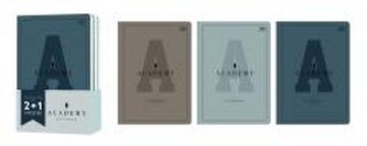 Zeszyt A5/60K linia Academy Hybrid Carbon 3szt