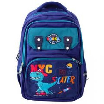 Plecak szkolny Dinozaur granatowy