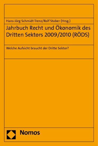 Jahrbuch Recht und Ökonomik des Dritten Sektors 2009/2010 (RÖDS)