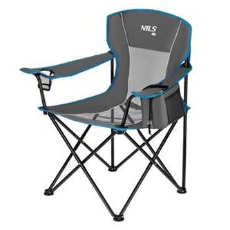 NC3706 ŠEDÁ SKLÁDACÍ ŽIDLE NILS CAMP