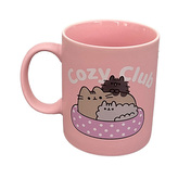 Porcelánový hrnek - Kočka - Pusheen - Pohodový klub
