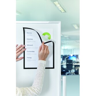 Magnetický rámeček Magnetofix A4 černá (5ks)