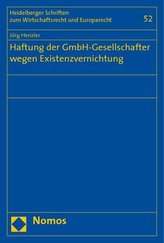 Haftung der GmbH-Gesellschafter wegen Existenzvernichtung