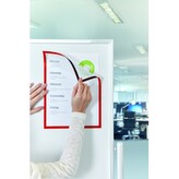 Magnetický rámeček Magnetofix A4 červená (5ks)