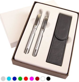 Pióro wieczne + długopis Lotus i etui