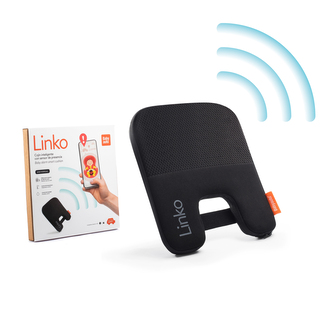 BabyAuto LINKO baby alarm chytré polstrování do autosedačky, black BabyAuto LINKO baby alarm chytré polstrování do autosedačky, black
