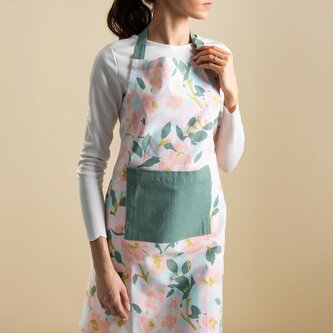 Kuchyňská zástěra | GEA | s květinovým vzorem | 60 x 80 cm | 740923