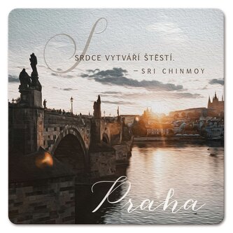 Podtácek - Praha Srdce vytváří štěstí