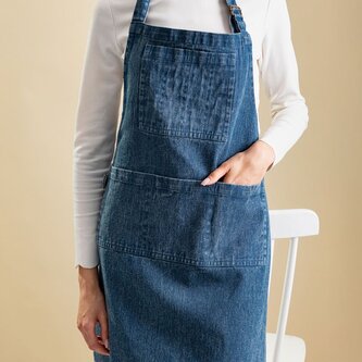 Kuchyňská zástěra | NASH | denim | 60x80 cm | 740930