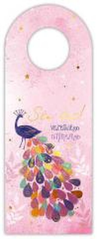 Zawieszka na butelkę - Paw