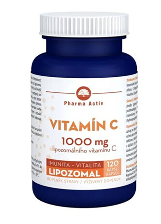 Pharma Activ Lipozomal Vitamín C 1000 mg 120 kapslí