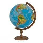 Globus fizyczny 32cm w.ukraińska