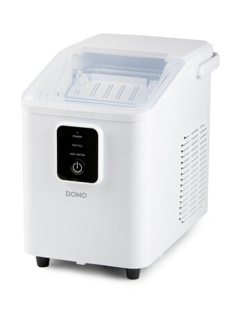 Výrobník ledu - bílý, kompresorový - DOMO DO9292IB, Výrobní kapacita: 12 kg / 24 hod, Nádržka na vodu : 0,8 litru