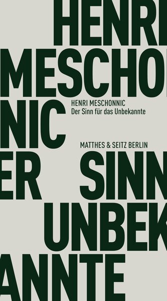 Der Sinn für das Unbekannte