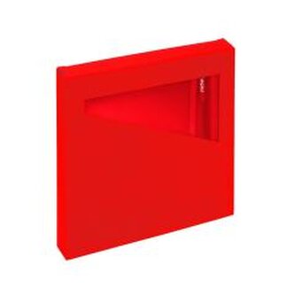 Notes A6 z długopisem czerwony w pudełku