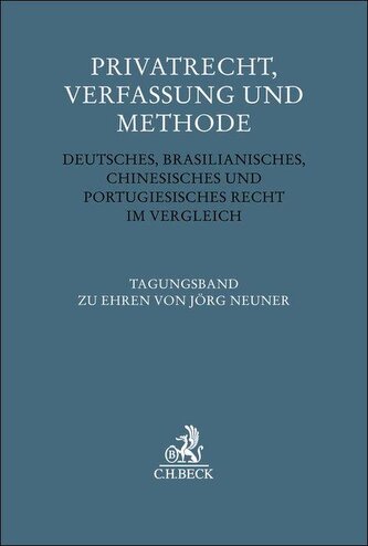 Privatrecht, Verfassung und Methode