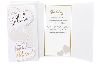 Karnet PM Ślub, serca PM-424