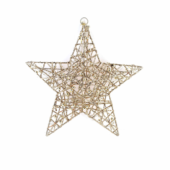 SANTA LILA Ozdoba Gwiazda 30cm Led