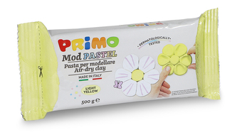 Samotvrdnoucí hmota PRIMO PASTEL, 500g, žlutá