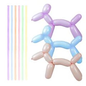 Balony do modelowania pastel makaroniki 15szt