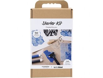 Kreativní sada Starter Craft Kit Block Printing