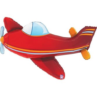 Nafukovací balónek červené letadlo 94 cm - Grabo