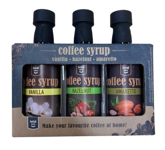 Sirupy do kávy - vanilka, oříšek, amaretto