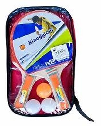 Paletki do ping-ponga 2szt + piłeczki 3szt + torba
