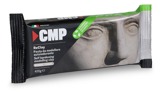 Samotvrdnoucí hmota PRIMO PAPÍR (celulóza+pojidlo), 420g, šedá natur