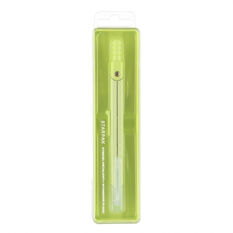 Cyrkiel metalowy zamykany plus rysiki seledynowy STARPAK 563025