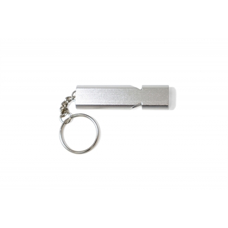 Píšťalka Origin Outdoors Double Pipe - stříbrná