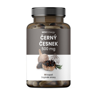 MOVit Černý Česnek 500 mg, 90 kapslí