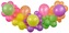Girlanda balonowa DIY fluorescencyjna, 65 szt., GoDan